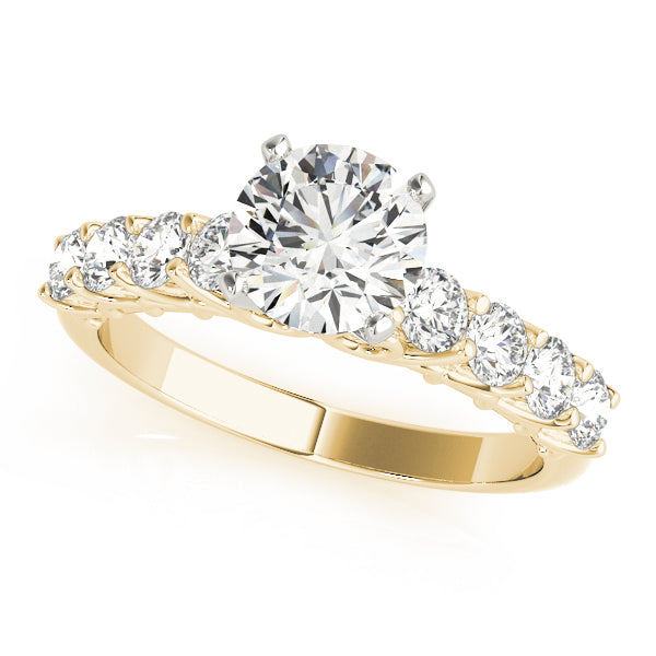Single Row Prong Set Diamond Engagement Ring · 0.80 ct tw