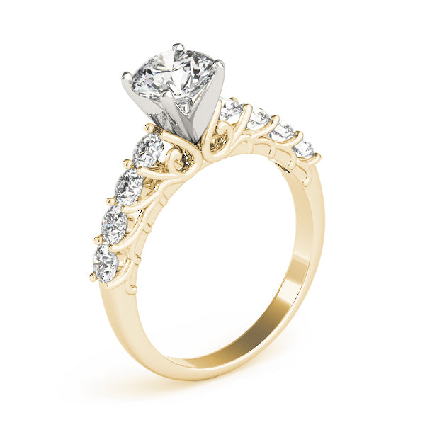 Single Row Prong Set Diamond Engagement Ring · 0.80 ct tw