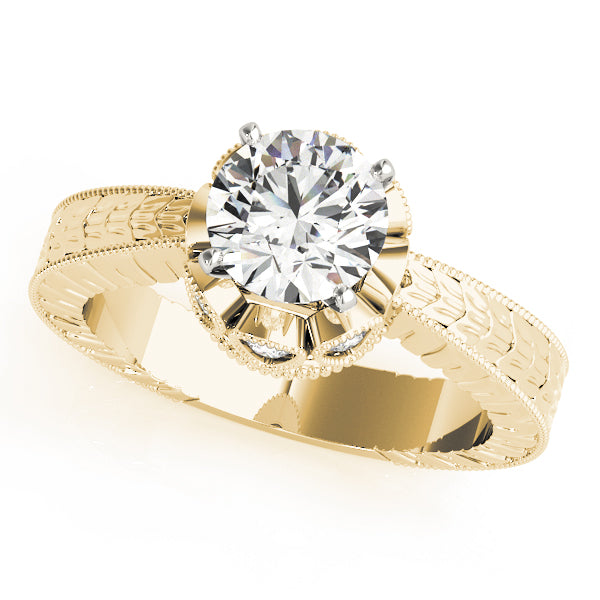 Round Diamond Solitaire Engagement Ring · 0.06 ct tw