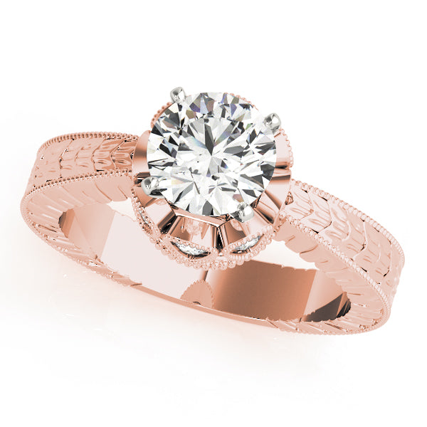 Round Diamond Solitaire Engagement Ring · 0.06 ct tw