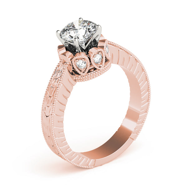 Round Diamond Solitaire Engagement Ring · 0.06 ct tw