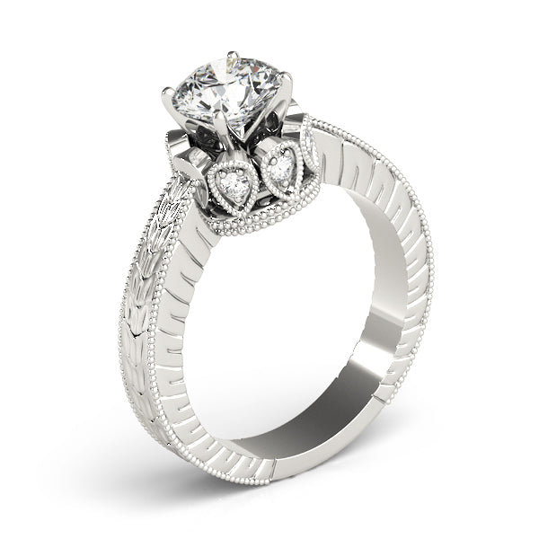 Round Diamond Solitaire Engagement Ring · 0.06 ct tw