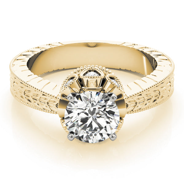 Round Diamond Solitaire Engagement Ring · 0.06 ct tw