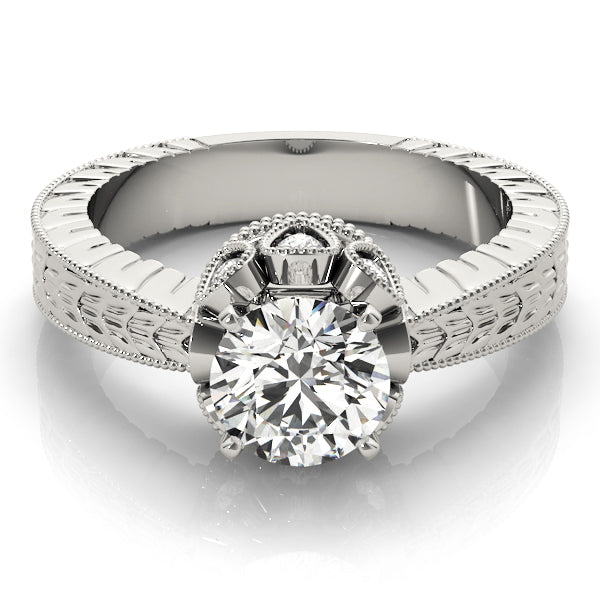 Round Diamond Solitaire Engagement Ring · 0.06 ct tw