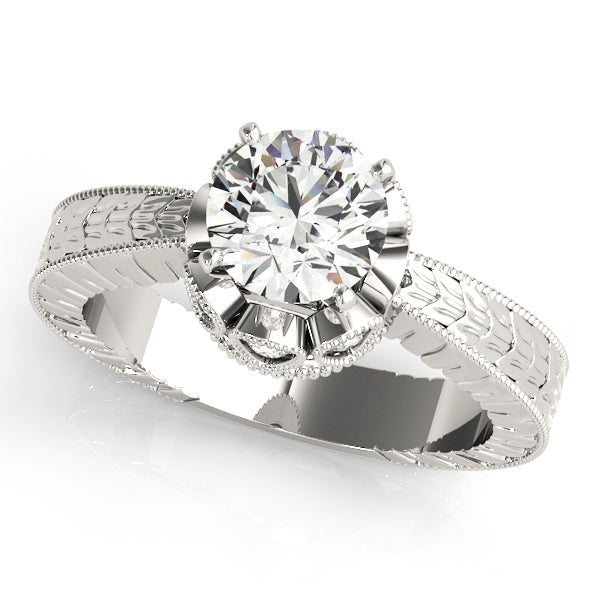 Round Diamond Solitaire Engagement Ring · 0.06 ct tw