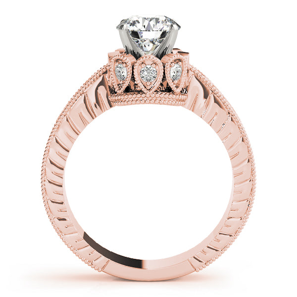 Round Diamond Solitaire Engagement Ring · 0.06 ct tw