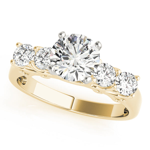 Single Row Prong Set Diamond Engagement Ring · 0.48 ct tw