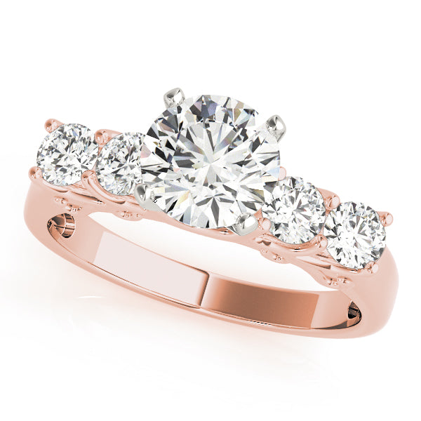 Single Row Prong Set Diamond Engagement Ring · 0.48 ct tw