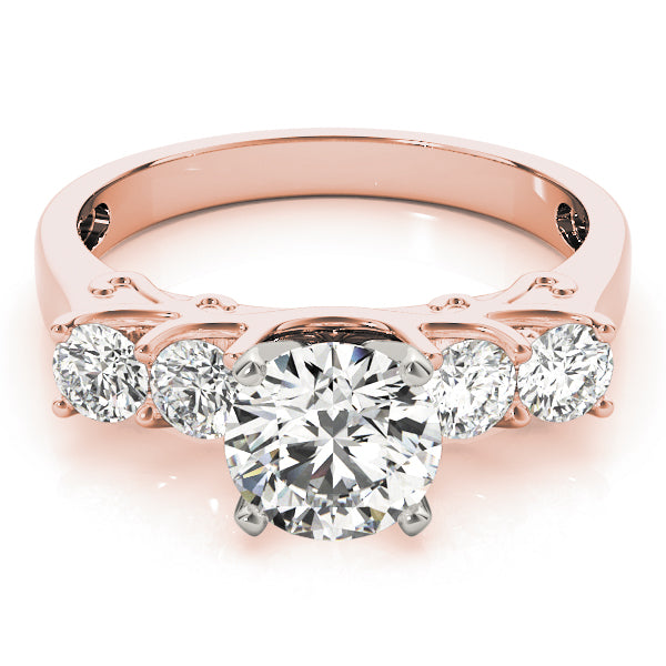 Single Row Prong Set Diamond Engagement Ring · 0.48 ct tw