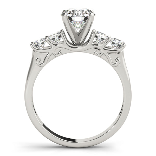 Single Row Prong Set Diamond Engagement Ring · 0.48 ct tw