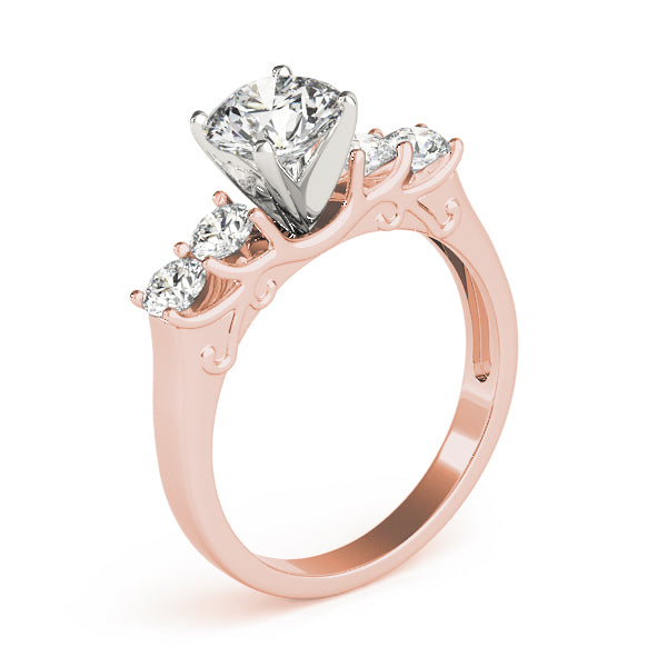 Single Row Prong Set Diamond Engagement Ring · 0.48 ct tw