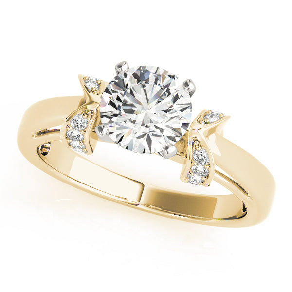 Round Diamond Solitaire Engagement Ring · 0.08 ct tw