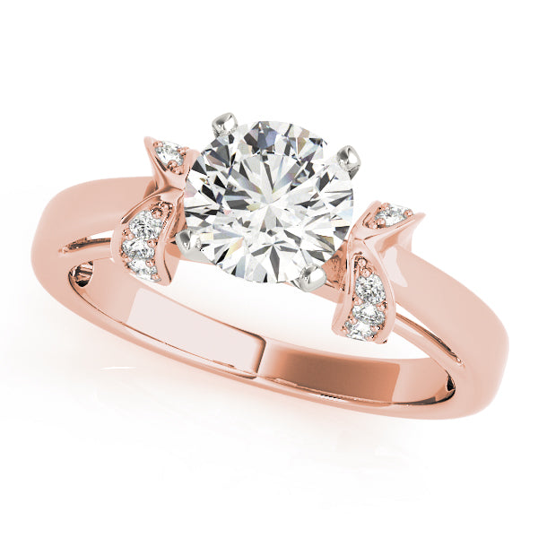 Round Diamond Solitaire Engagement Ring · 0.08 ct tw