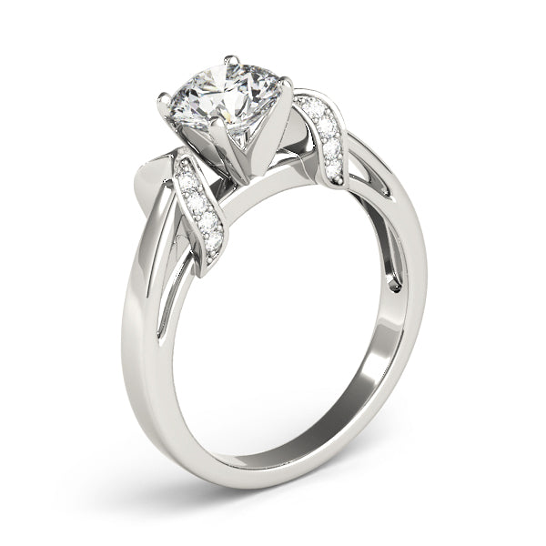 Round Diamond Solitaire Engagement Ring · 0.08 ct tw