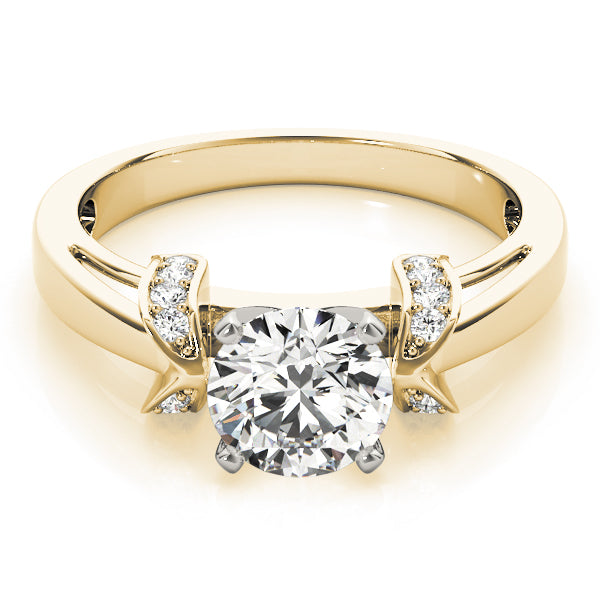 Round Diamond Solitaire Engagement Ring · 0.08 ct tw
