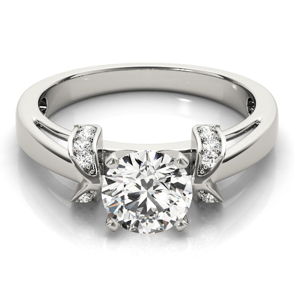 Round Diamond Solitaire Engagement Ring · 0.08 ct tw