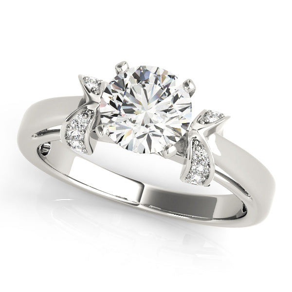 Round Diamond Solitaire Engagement Ring · 0.08 ct tw