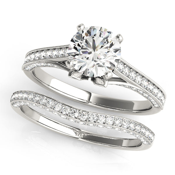 Single Row Prong Set Diamond Engagement Ring · 0.36 ct tw