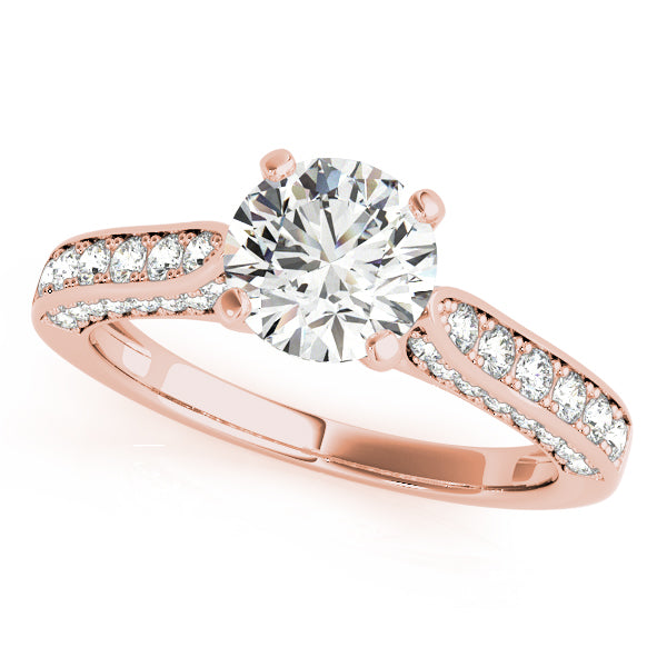 Single Row Prong Set Diamond Engagement Ring · 0.53 ct tw
