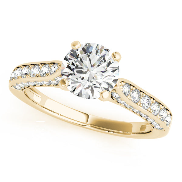 Single Row Prong Set Diamond Engagement Ring · 0.56 ct tw