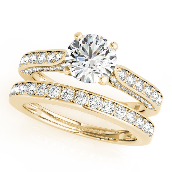 Single Row Prong Set Diamond Engagement Ring · 0.84 ct tw
