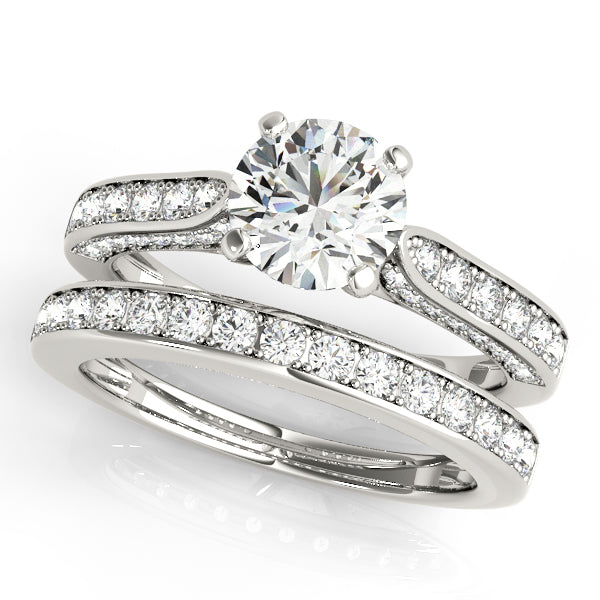 Single Row Prong Set Diamond Engagement Ring · 0.53 ct tw