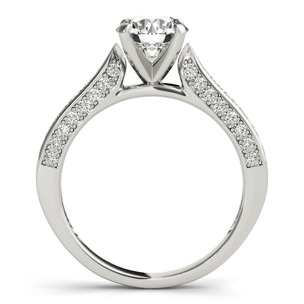 Single Row Prong Set Diamond Engagement Ring · 0.84 ct tw