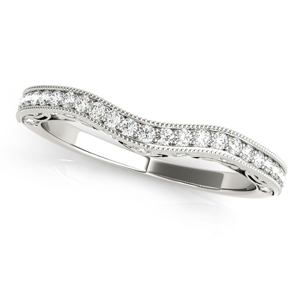 Curved Diamond Wedding Band · 0.22 ct tw