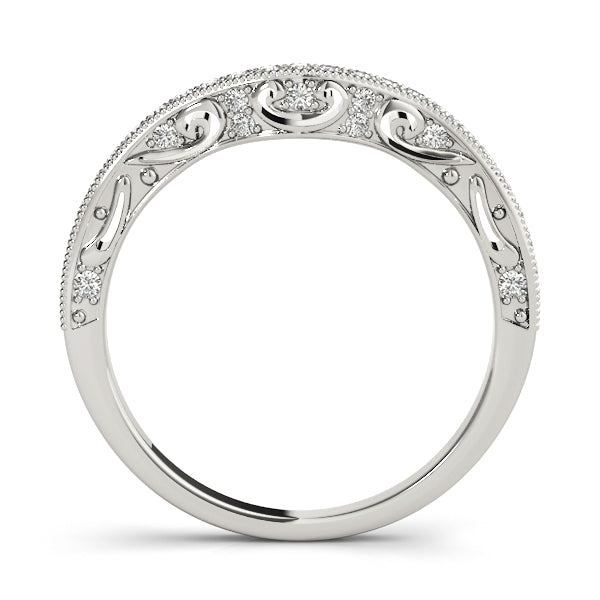 Curved Diamond Wedding Band · 0.22 ct tw