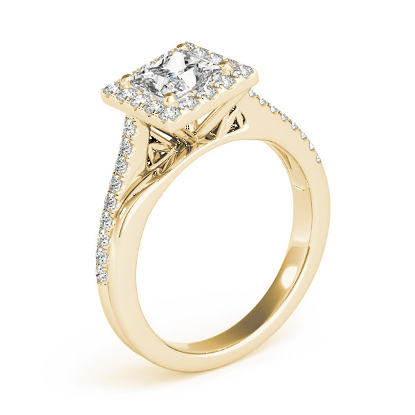 Square Diamond Engagement Ring · 1.30 ct tw