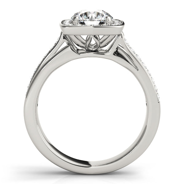 Cushion 9.5mm Diamond Engagement Ring · 0.28 ct tw