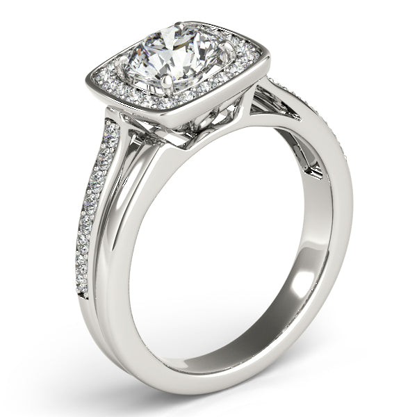 Cushion 9.5mm Diamond Engagement Ring · 0.28 ct tw