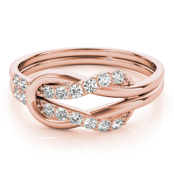 Diamond Love Knot Fashion Ring · 0.24 ct tw
