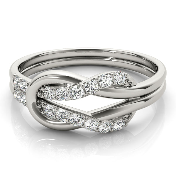 Diamond Love Knot Fashion Ring · 0.24 ct tw