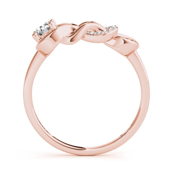Round Diamond Love Knot Fashion Ring · 0.25 ct tw