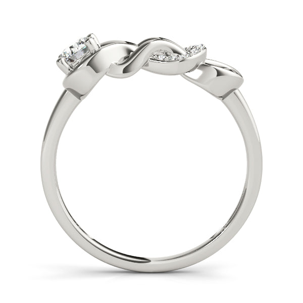 Round Diamond Love Knot Fashion Ring · 0.25 ct tw