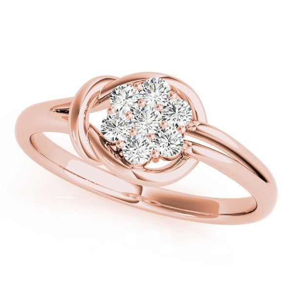 Diamond Love Knot Fashion Ring · 0.24 ct tw