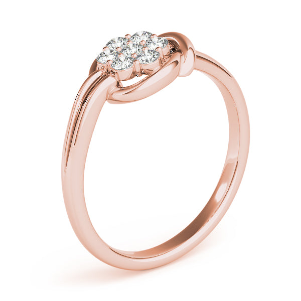 Diamond Love Knot Fashion Ring · 0.24 ct tw