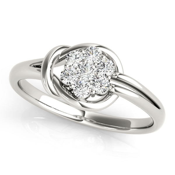 Diamond Love Knot Fashion Ring · 0.24 ct tw