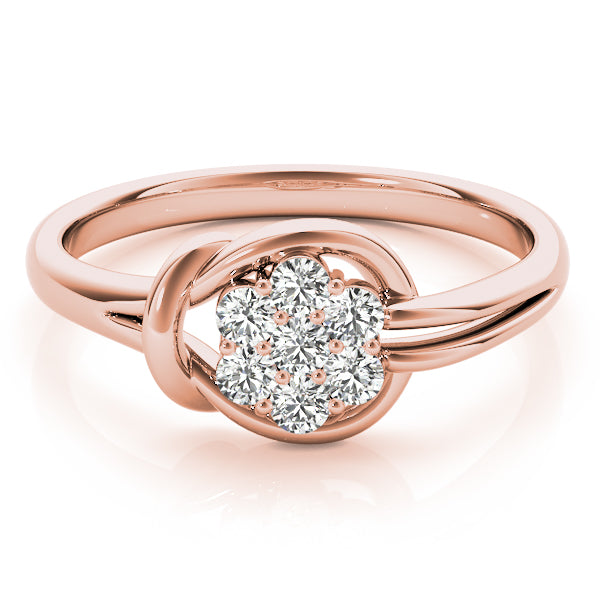 Diamond Love Knot Fashion Ring · 0.24 ct tw