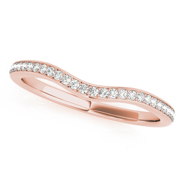 Curved Diamond Wedding Band · 0.24 ct tw