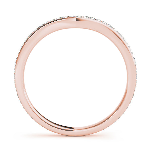Curved Diamond Wedding Band · 0.25 ct tw