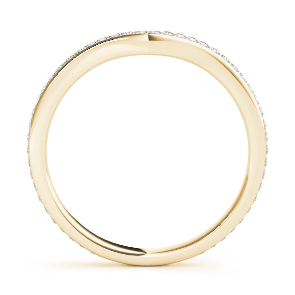 Curved Diamond Wedding Band · 0.24 ct tw