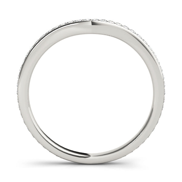 Curved Diamond Wedding Band · 0.25 ct tw