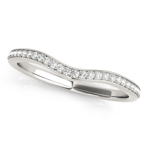 Curved Diamond Wedding Band · 0.24 ct tw