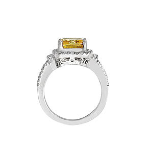 Cushion Princess Gemstone Fashion Ring · 0.47 ct tw