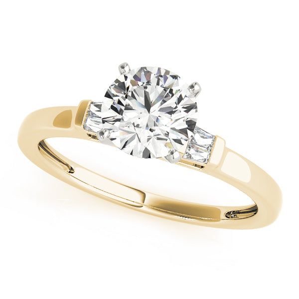 Baguette Fancy Shape Diamond Engagement Ring · 0.12 ct tw