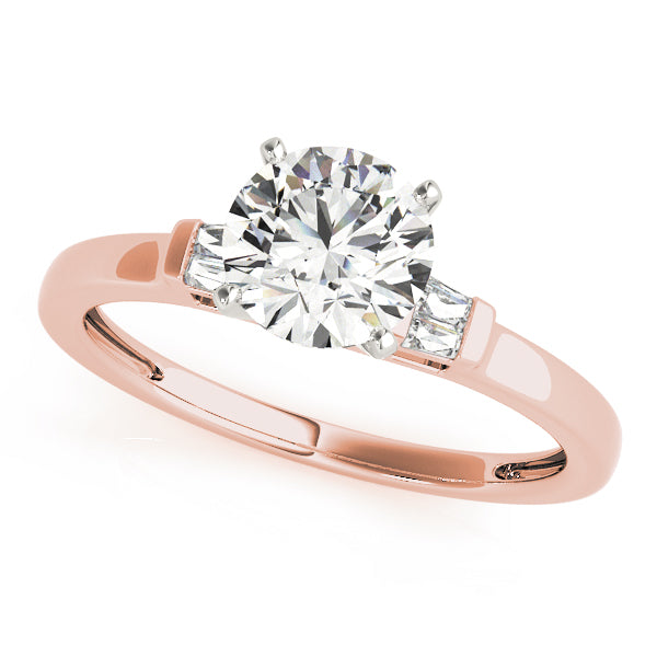 Baguette Fancy Shape Diamond Engagement Ring · 0.12 ct tw