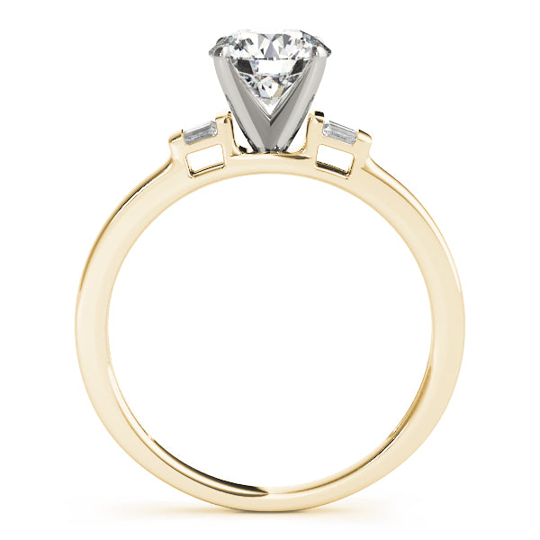 Baguette Fancy Shape Diamond Engagement Ring · 0.12 ct tw