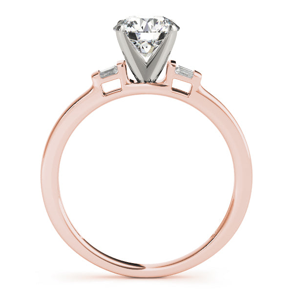 Baguette Fancy Shape Diamond Engagement Ring · 0.12 ct tw